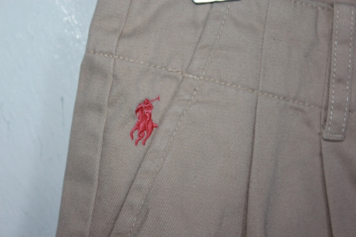 tweedehands-beige-korte-broek-maat-128-meisje-ralph-lauren