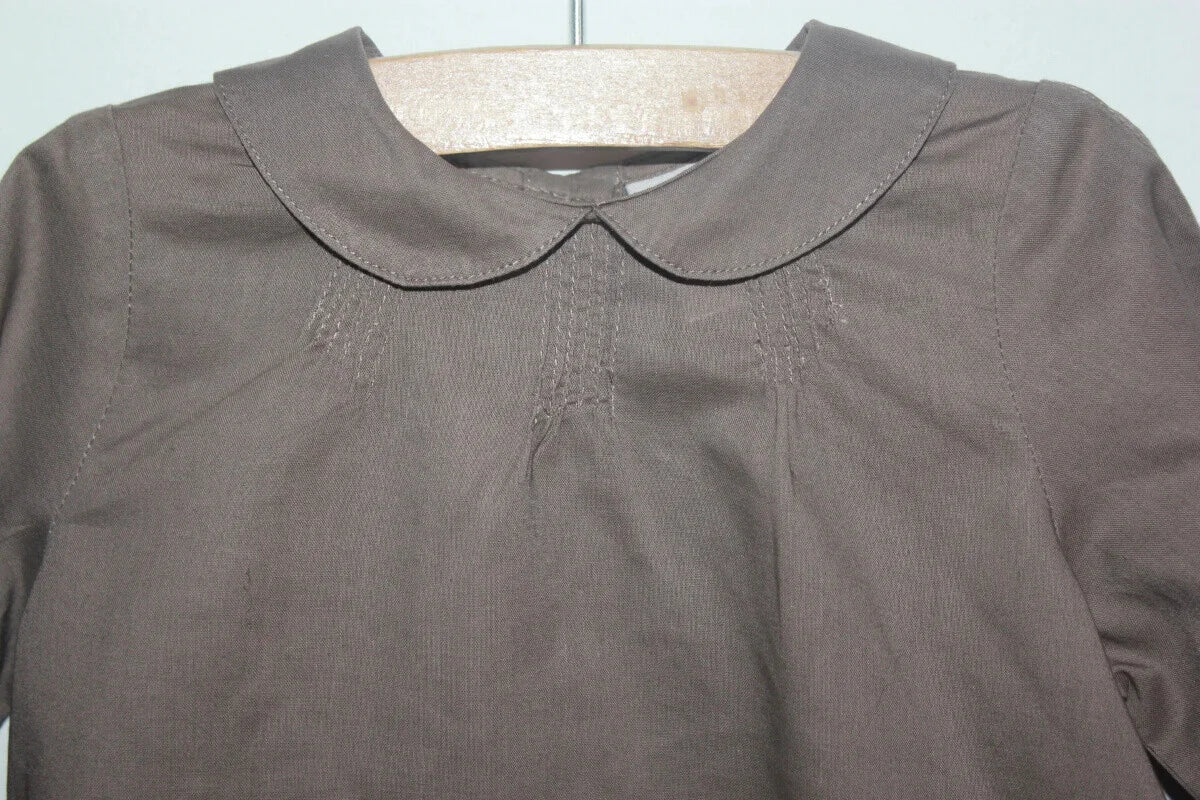 tweedehands-taupe-blouse-lange-mouwen-maat-68-baby-meisje-cyrillus