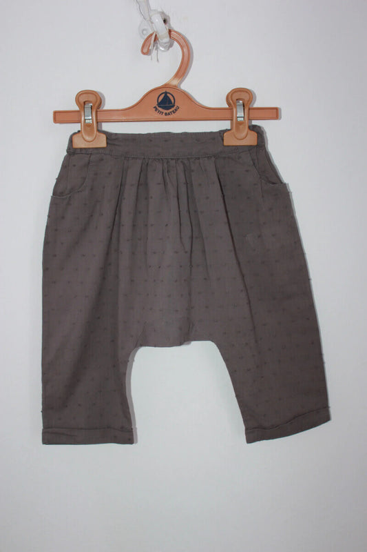 tweedehands-zomerse-taupe-broek-nanos-maat-80-baby-meisje