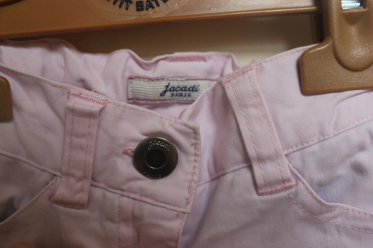 tweedehands roze lange broek van jacadi in maat 98 voor een meisje