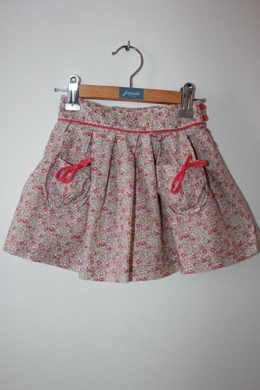 tweedehands katoenen liberty rok in multicolour van jacadi maat 86 voor een baby meisje
