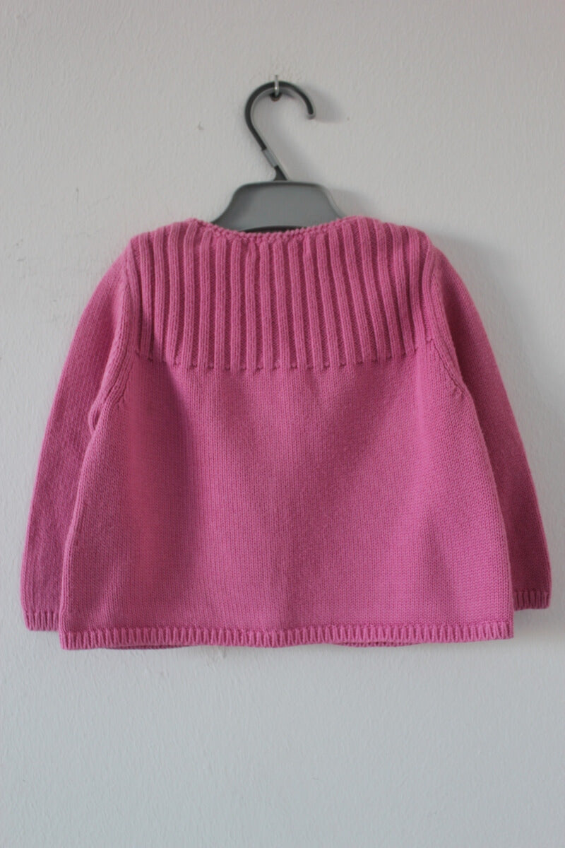 tweedehands-roze-vest-maat-68-baby-meisje-jacadi