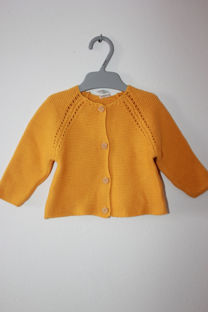 mosterdgeel-vest-maat-62-baby-tex