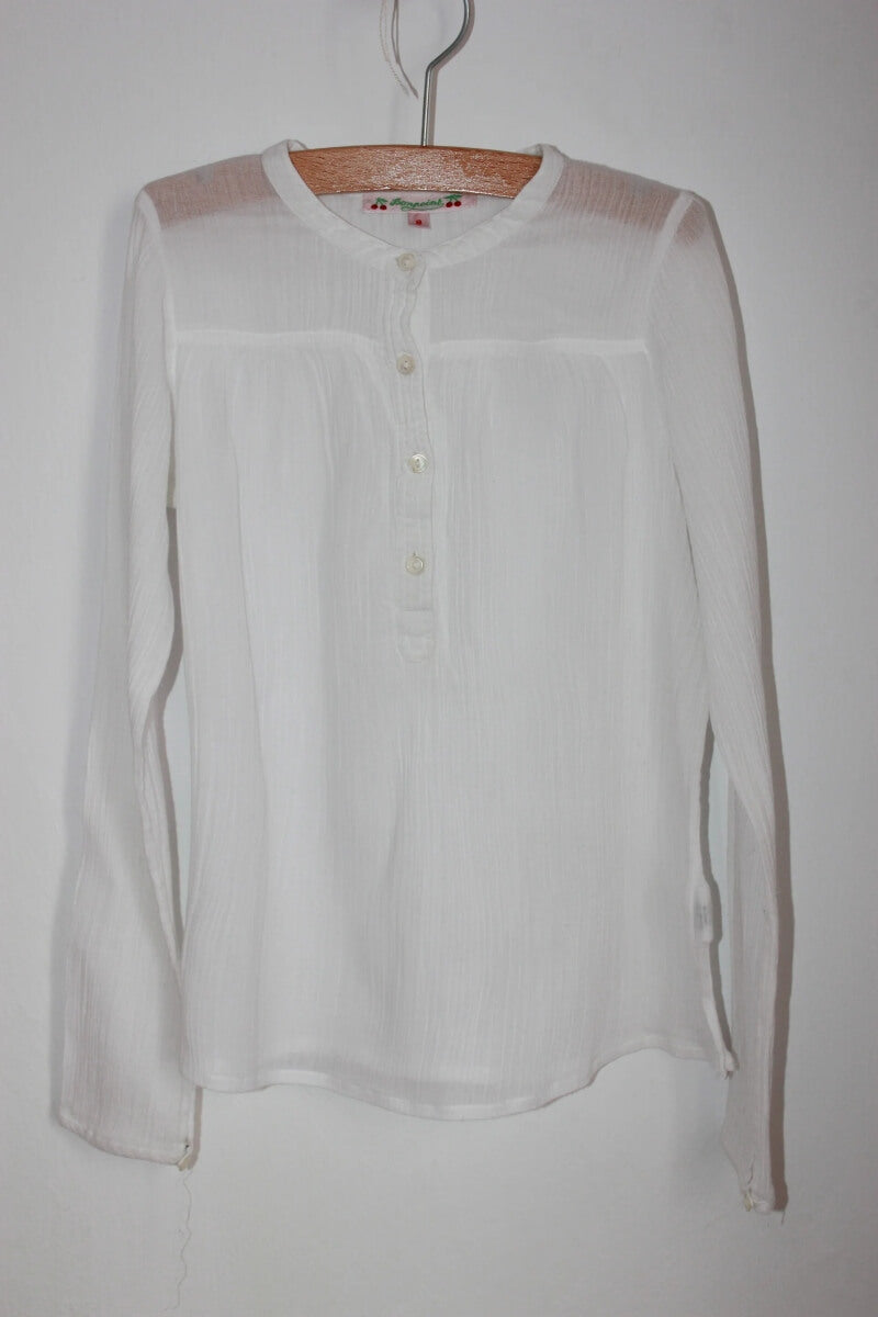 tweedehands-witte-zomerse-blouse-lange-mouwen-maat-116-meisje-bonpoint