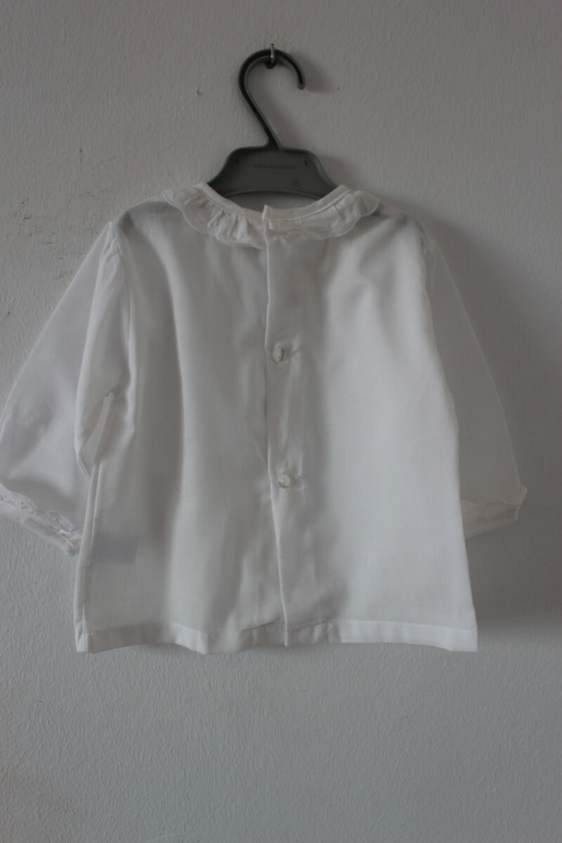 tweedehands-ecru-blouse-volantkraagje-maat-74-baby-meisje-calamaro