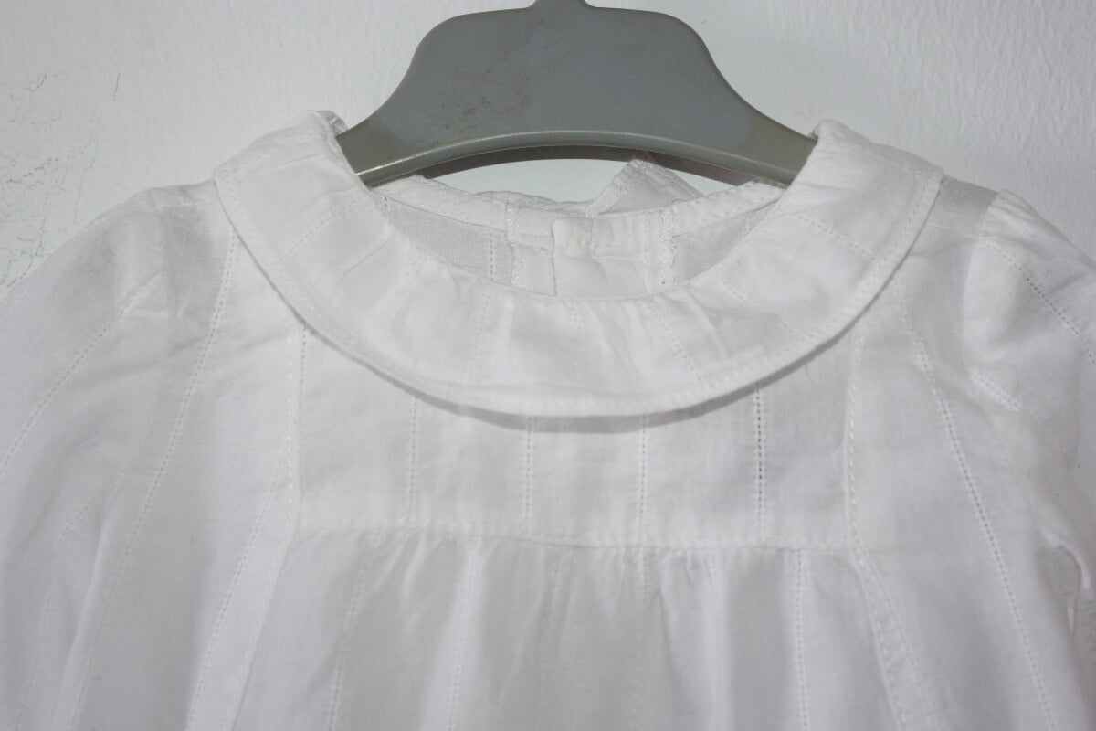 tweedehands-witte-blouse-volantkraag-maat-68-baby-meisje-charanga