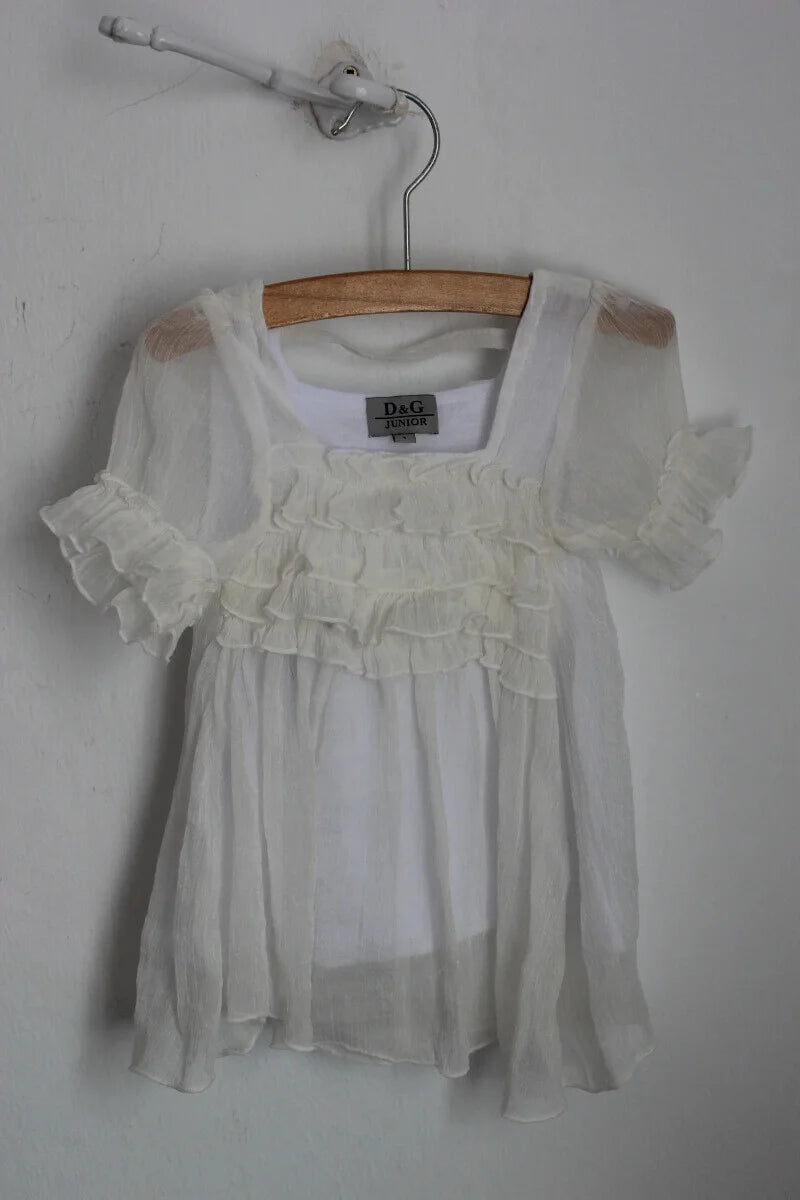 tweedehands-creme-transparante-blouse-maat-80-baby-meisje-dolce-and-gabbana