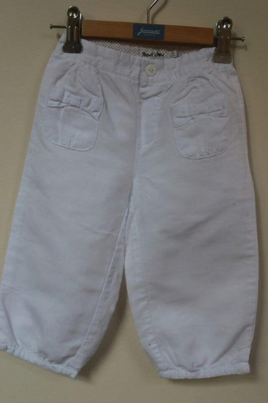 tweedehands-witte-zomerse-lange-broek-maat-68-baby-meisje-boutchou