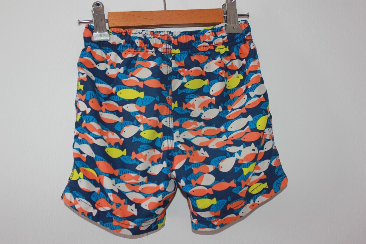 tweedehands-zwemshort-vissen-multicolour-maat-98-jongen-dpam